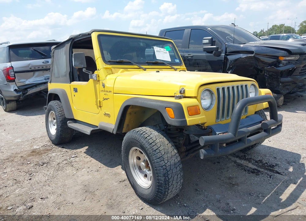 2000 JEEP WRANGLER / VIN: 1J4FA49S3YP796405