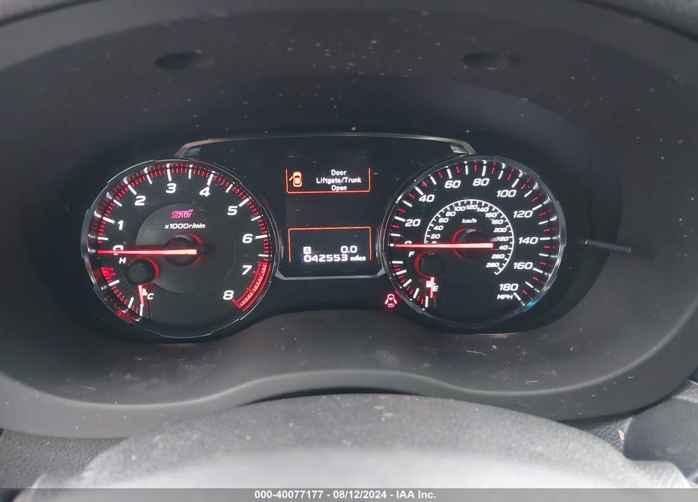 2018 SUBARU WRX STI LIMITED VIN: JF1VA2W62J9807763