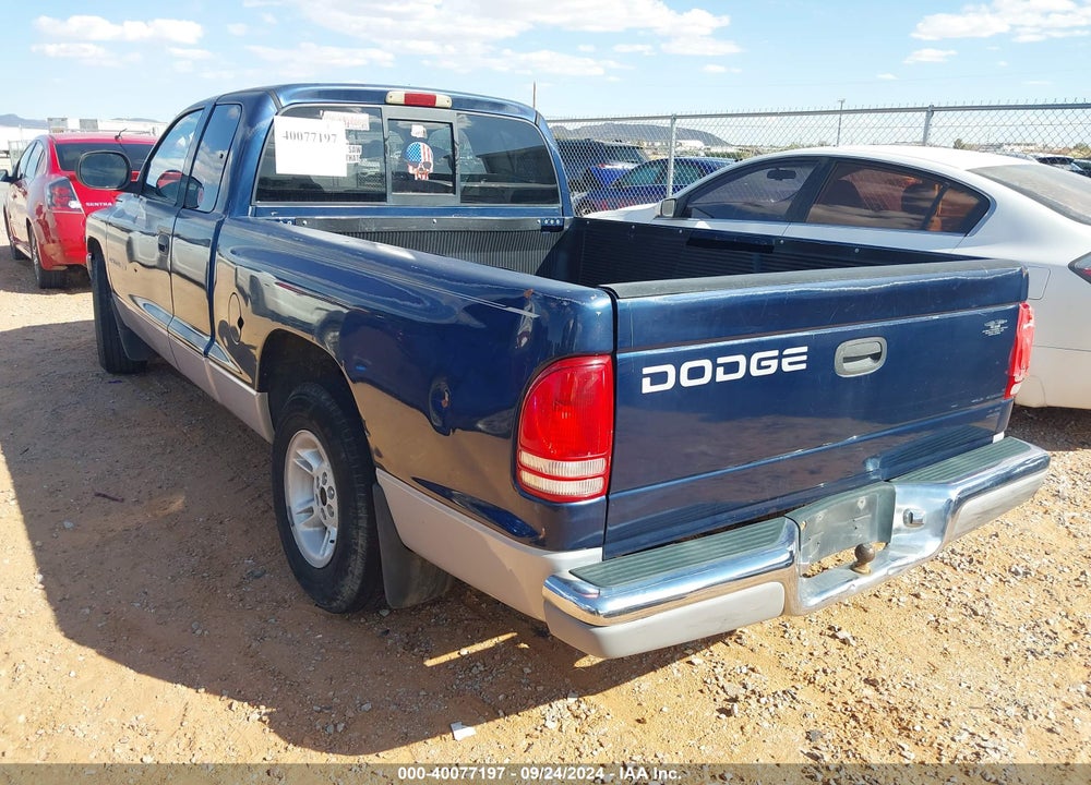2000 DODGE DAKOTA SLT/SPORT VIN: 1B7GL22X9YS678483