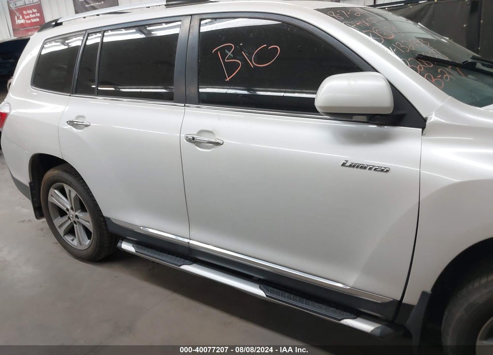 2012 TOYOTA HIGHLANDER LIMITED V6 VIN: 5TDDK3EH0CS132933