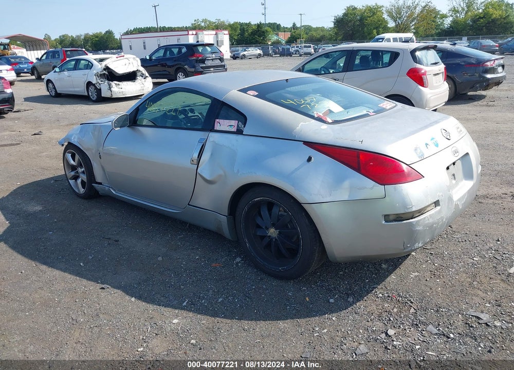 2003 NISSAN 350Z TOURING VIN: JN1AZ34DX3T113355