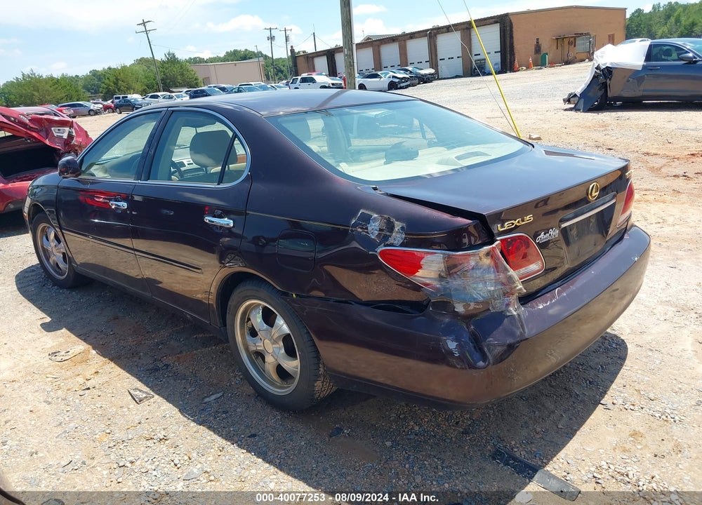 2005 LEXUS ES 330 VIN: JTHBA30G455060148