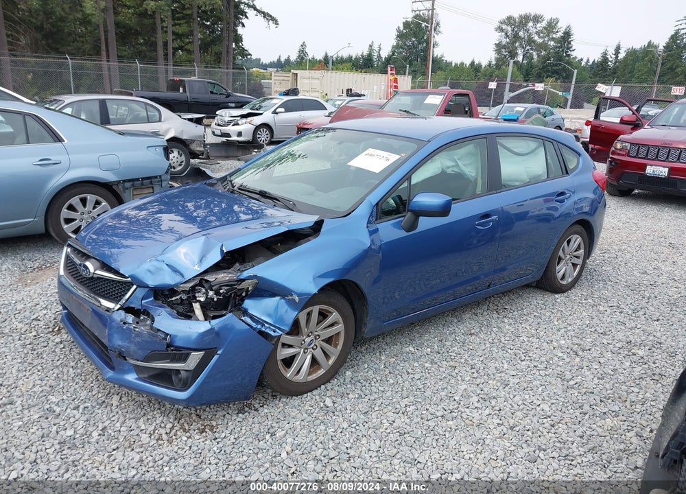 2016 SUBARU IMPREZA 2.0I PREMIUM VIN: JF1GPAB69G8251134