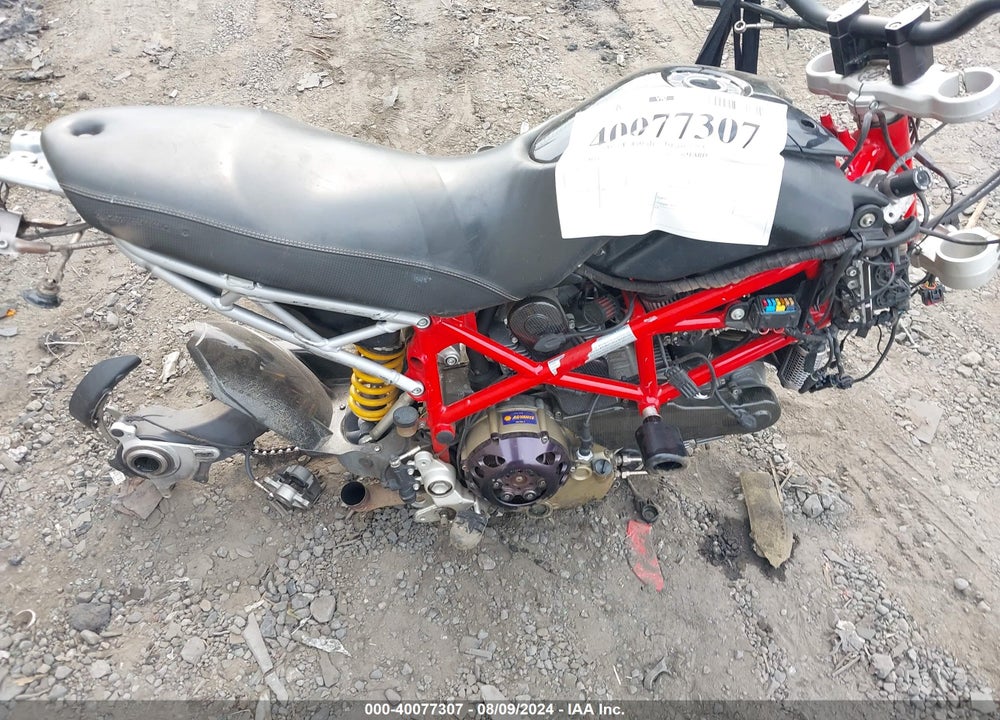 2008 DUCATI HYPERMOTARD 1100/S VIN: ZDM1YACP38B003586