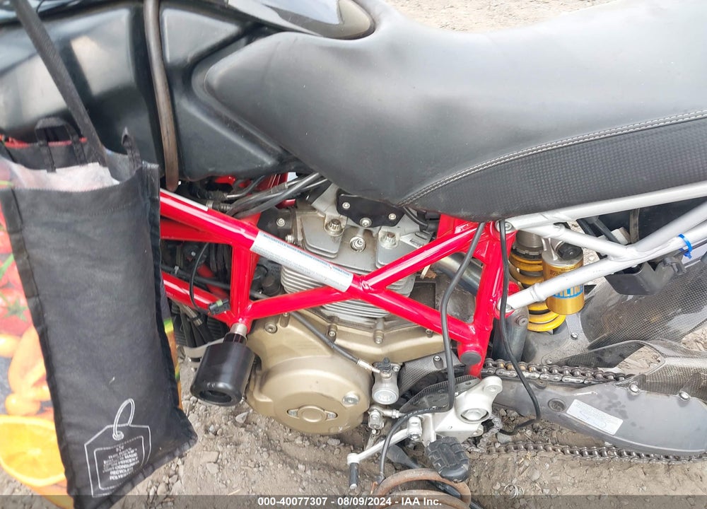 2008 DUCATI HYPERMOTARD 1100/S VIN: ZDM1YACP38B003586