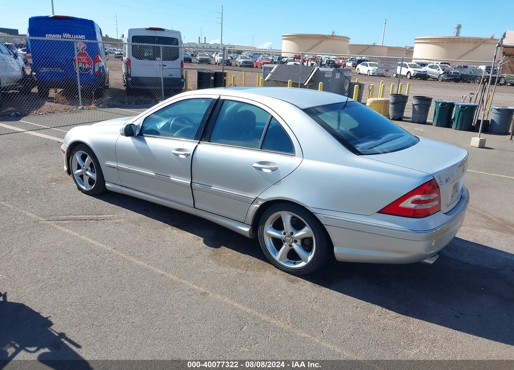 2006 MERCEDES-BENZ C 230 SPORT VIN: WDBRF52JX6F736215