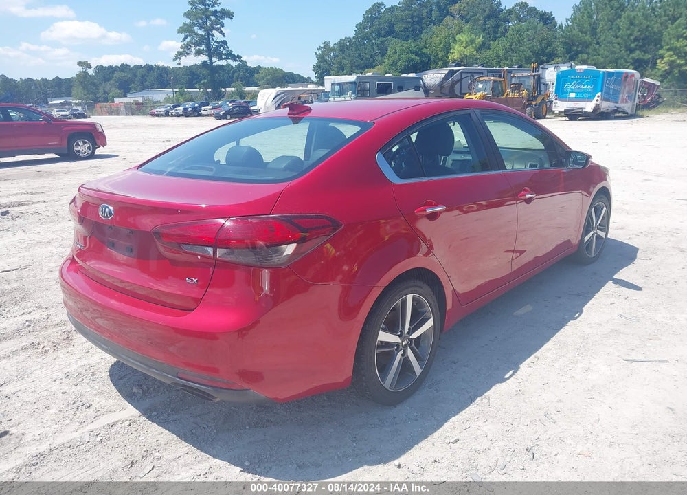 2017 KIA FORTE EX VIN: 3KPFL4A8XHE124633