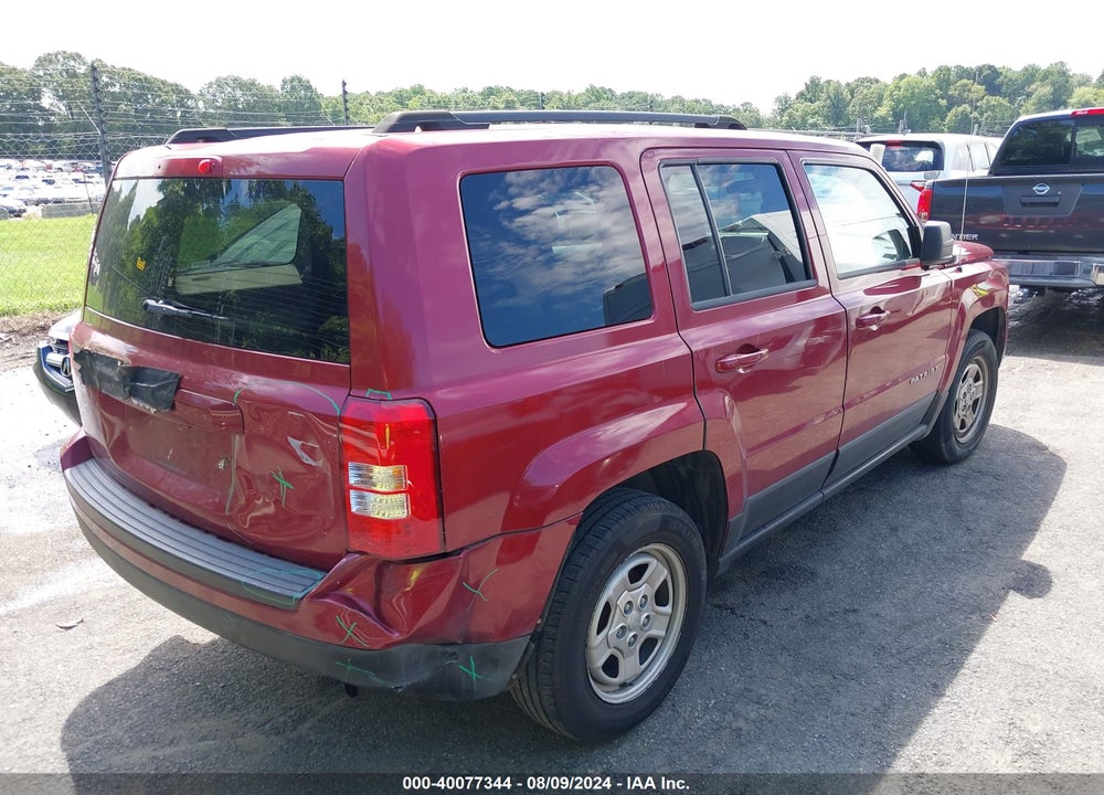 2014 JEEP PATRIOT ALTITUDE/SPORT VIN: 1C4NJPBA4ED789089