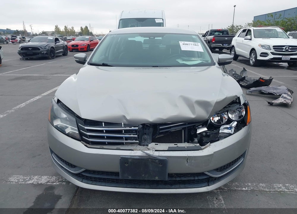 2013 VOLKSWAGEN PASSAT 2.5L SE VIN: 1VWBP7A30DC100039