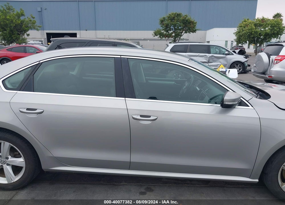 2013 VOLKSWAGEN PASSAT 2.5L SE VIN: 1VWBP7A30DC100039