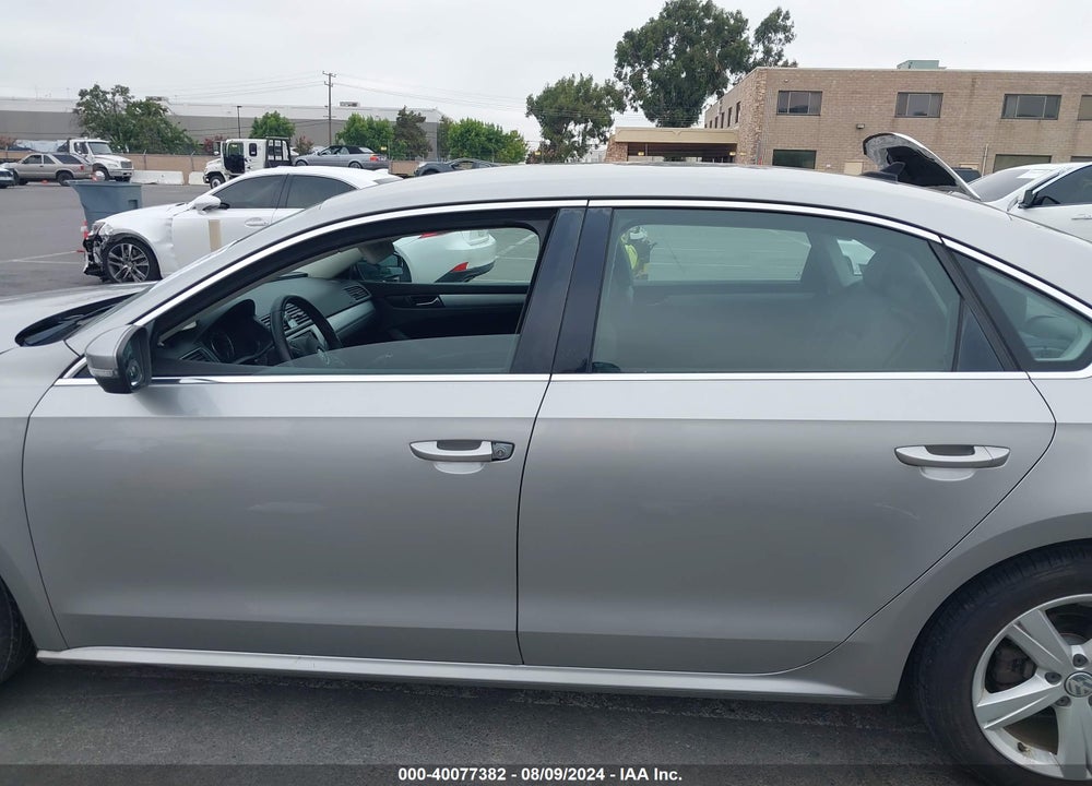 2013 VOLKSWAGEN PASSAT 2.5L SE VIN: 1VWBP7A30DC100039