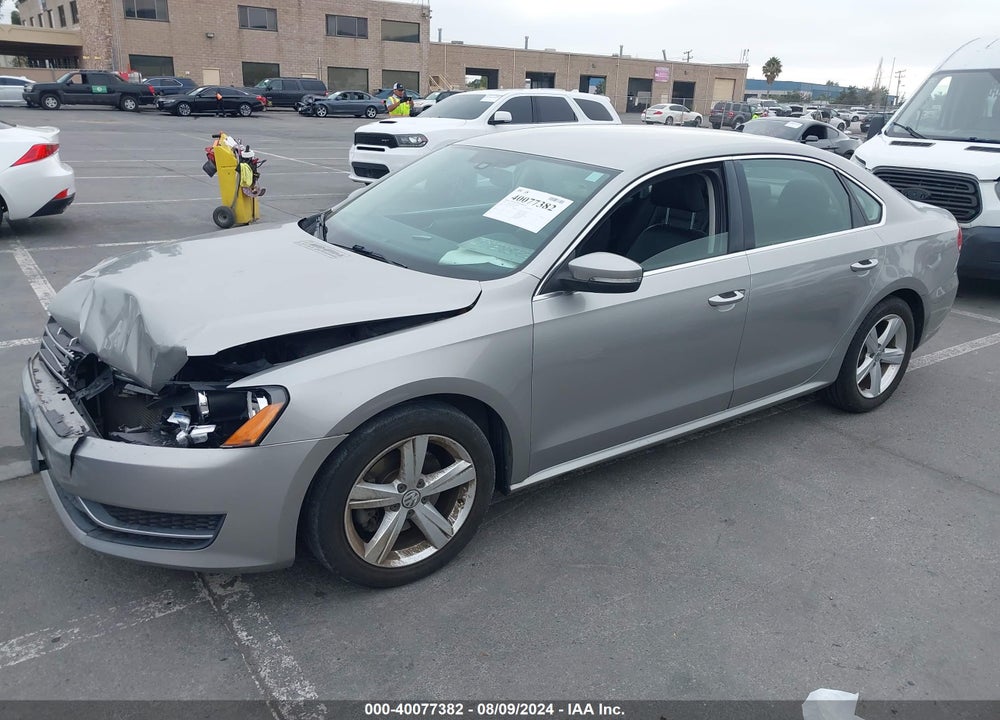 2013 VOLKSWAGEN PASSAT 2.5L SE VIN: 1VWBP7A30DC100039