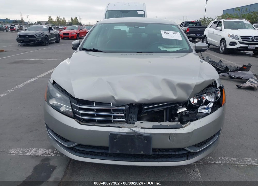 2013 VOLKSWAGEN PASSAT 2.5L SE VIN: 1VWBP7A30DC100039