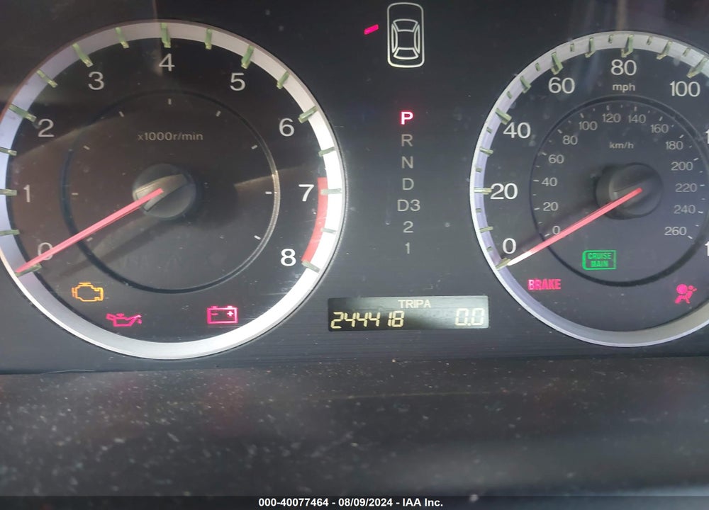 2010 HONDA ACCORD 2.4 LX VIN: 1HGCP2F36AA125264