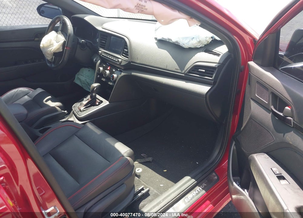 2019 HYUNDAI ELANTRA SPORT VIN: KMHD04LB9KU831414