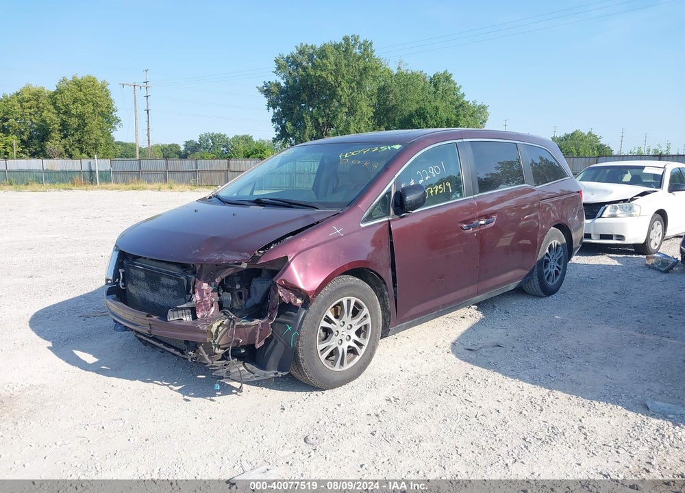 2012 HONDA ODYSSEY EX-L VIN: 5FNRL5H66CB075649