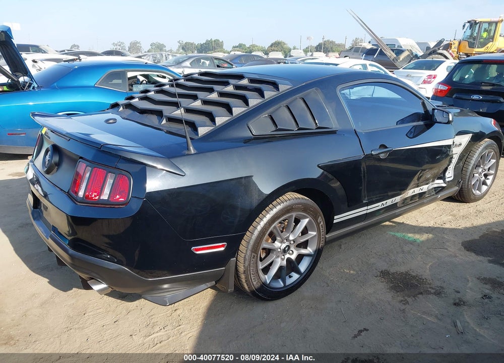 2012 FORD MUSTANG V6 PREMIUM VIN: 1ZVBP8AM2C5252972