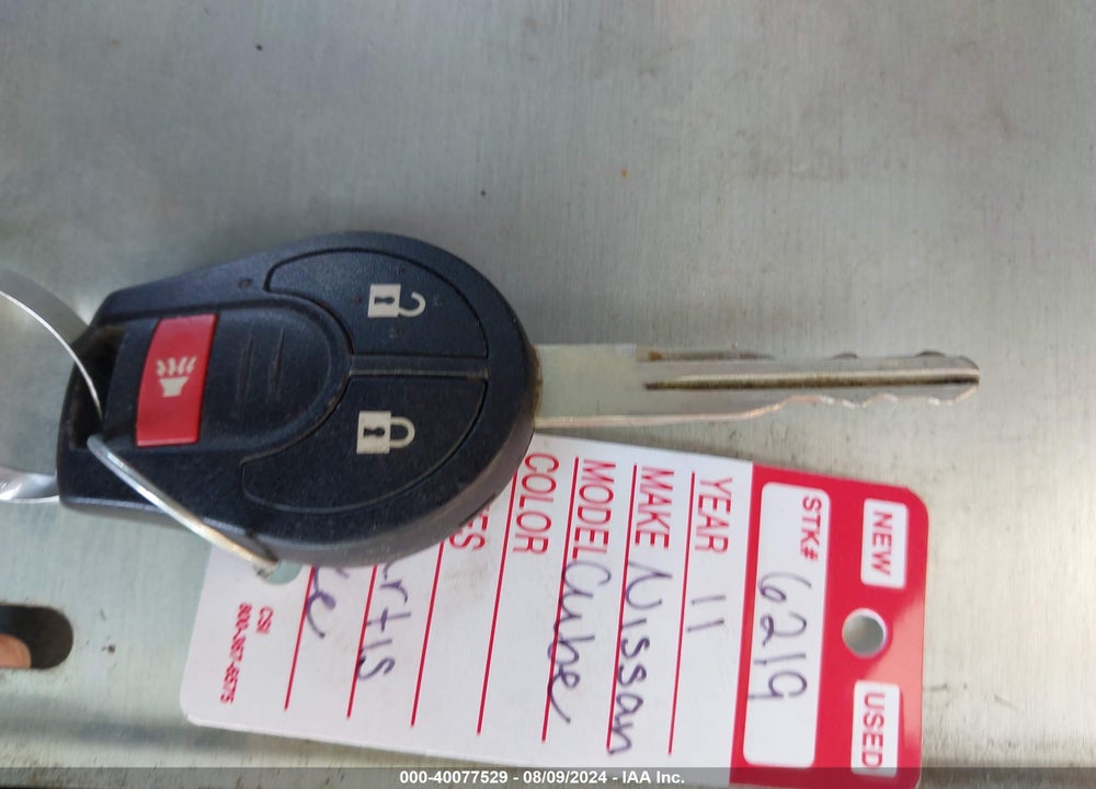 2011 NISSAN CUBE 1.8SL VIN: JN8AZ2KR5BT200315