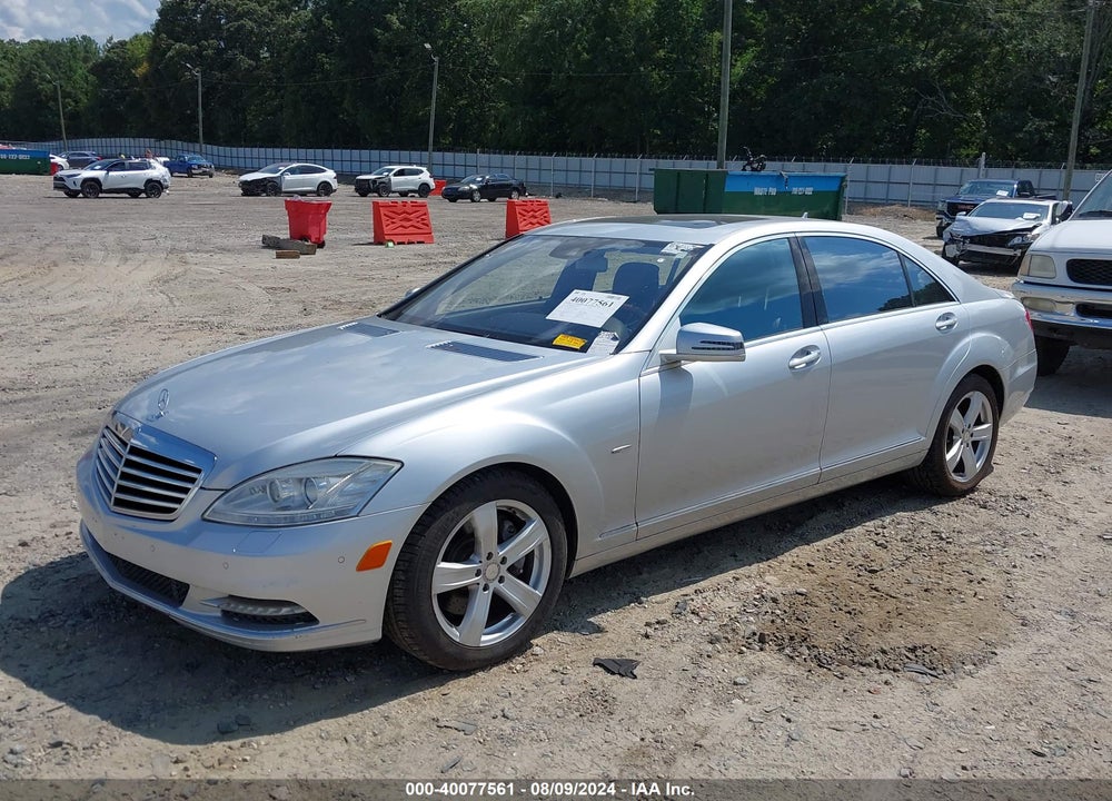 2012 MERCEDES-BENZ S 550 VIN: WDDNG7DB2CA442997