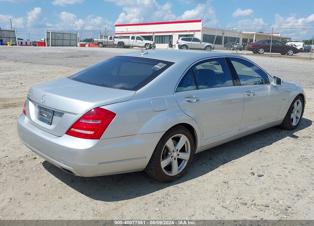 2012 MERCEDES-BENZ S 550 VIN: WDDNG7DB2CA442997