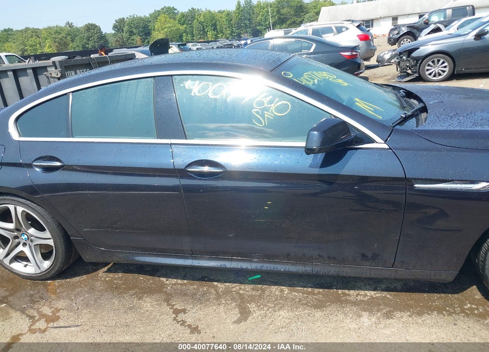 2013 BMW 650I GRAN COUPE XDRIVE VIN: WBA6B4C55DDG67597
