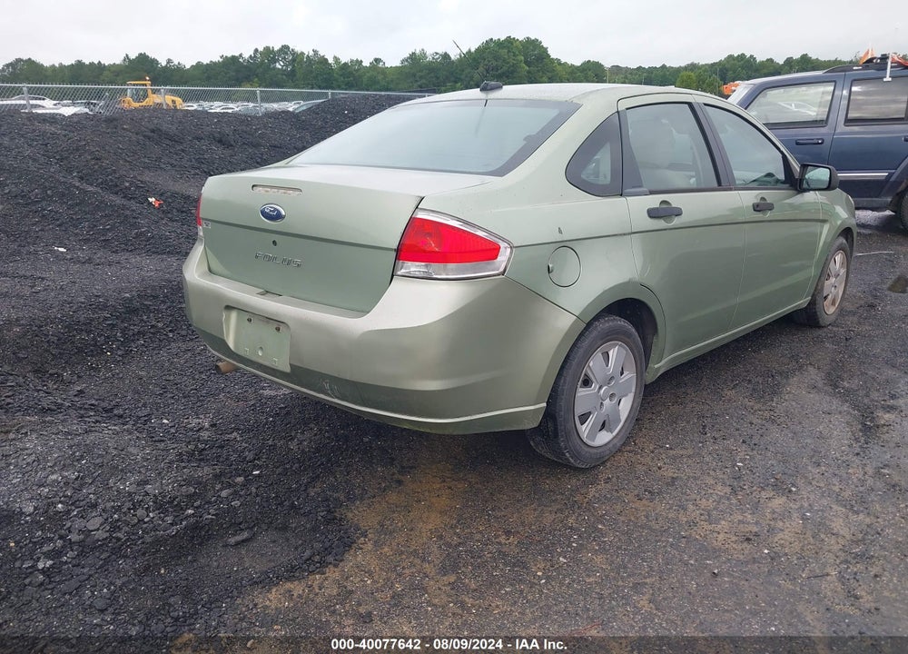 2008 FORD FOCUS S VIN: 1FAHP34N18W215567