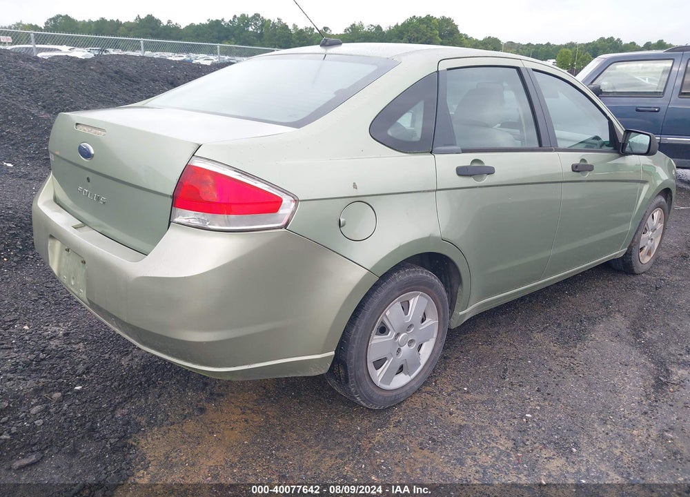 2008 FORD FOCUS S VIN: 1FAHP34N18W215567