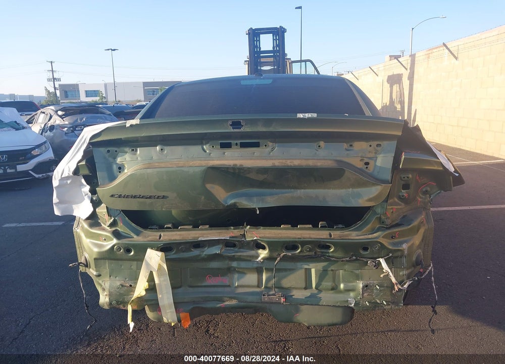 2018 DODGE CHARGER SXT RWD VIN: 2C3CDXBG6JH163760