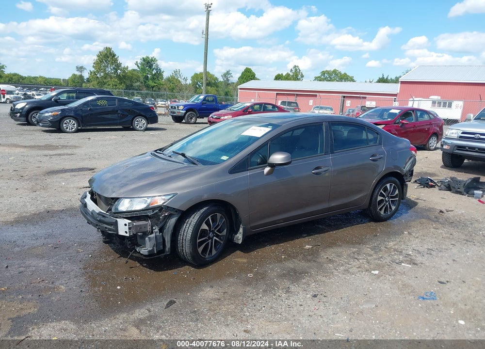 2013 HONDA CIVIC EX-L VIN: 2HGFB2F99DH543579