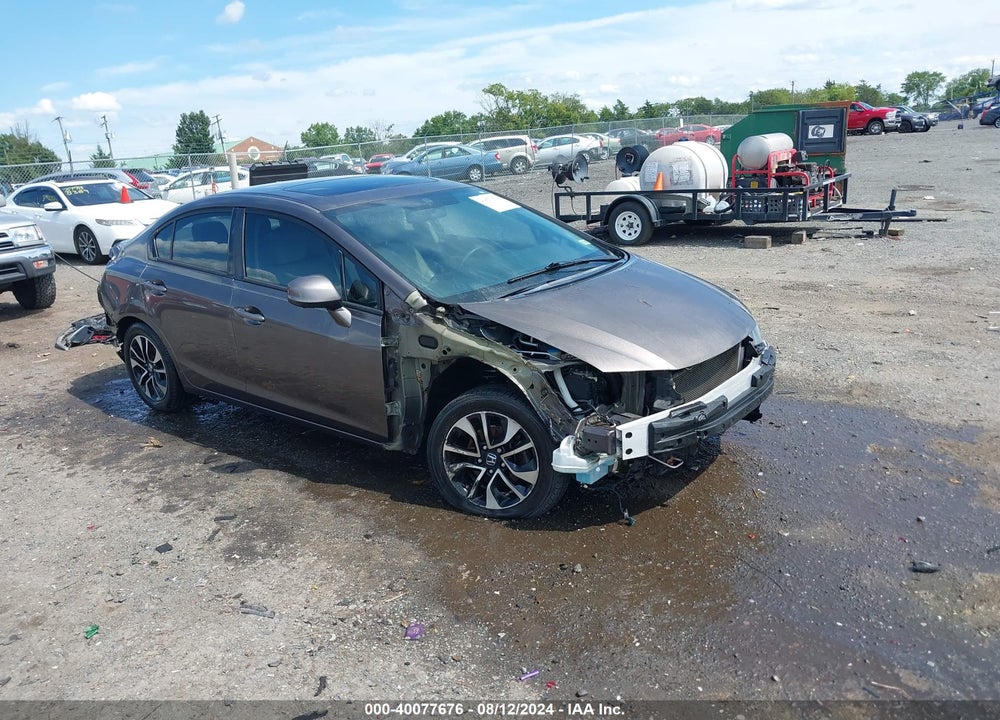 2013 HONDA CIVIC EX-L VIN: 2HGFB2F99DH543579