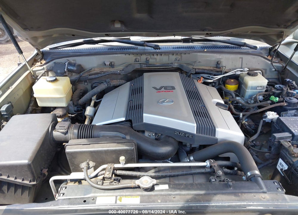 2000 LEXUS LX 470 VIN: JT6HT00W2Y0091080