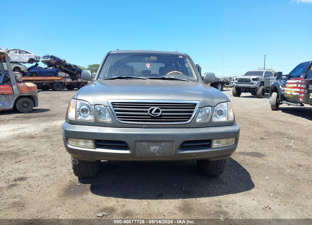 2000 LEXUS LX 470 VIN: JT6HT00W2Y0091080