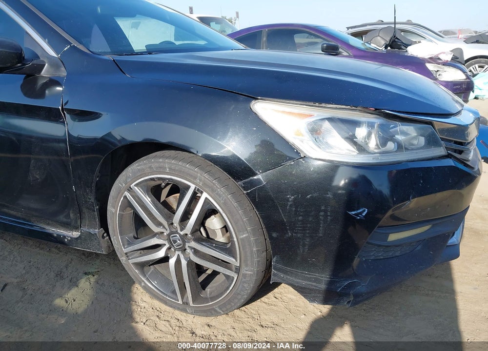 2016 HONDA ACCORD SPORT VIN: 1HGCR2F5XGA157011