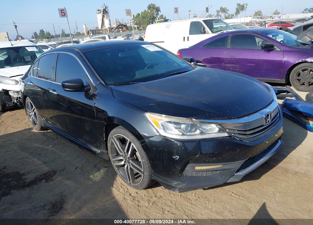 2016 HONDA ACCORD SPORT VIN: 1HGCR2F5XGA157011