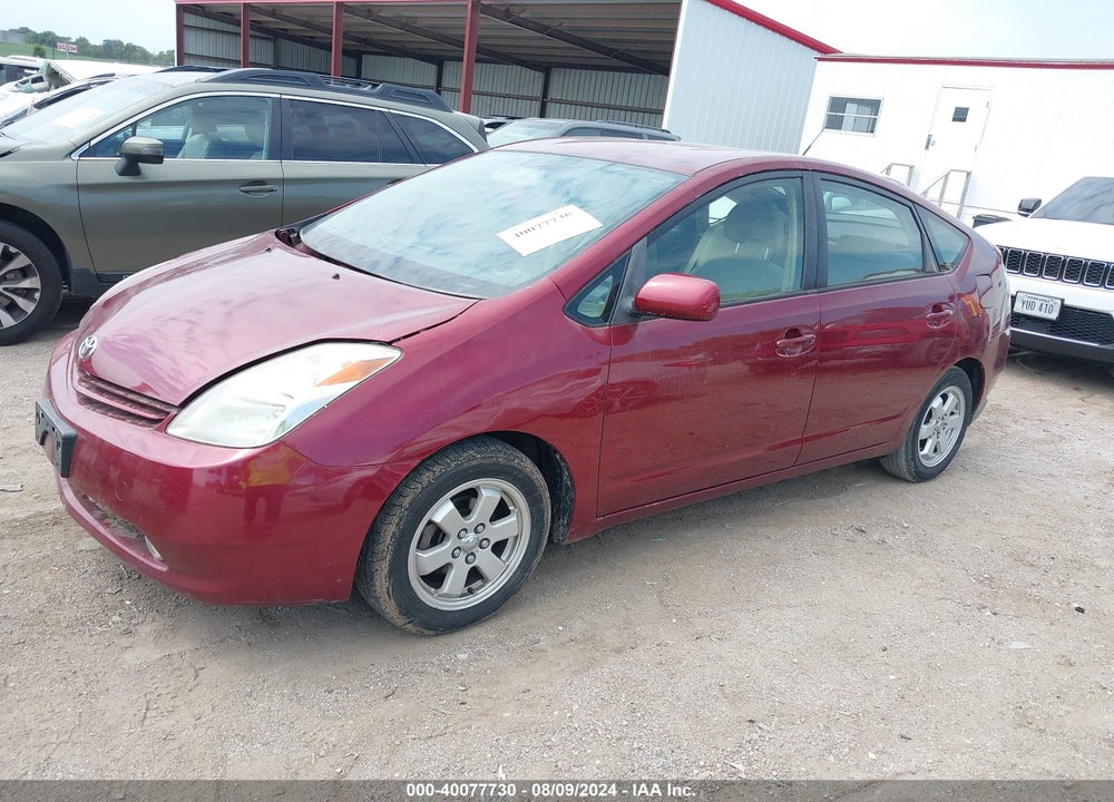 2004 TOYOTA PRIUS VIN: JTDKB20U540055485