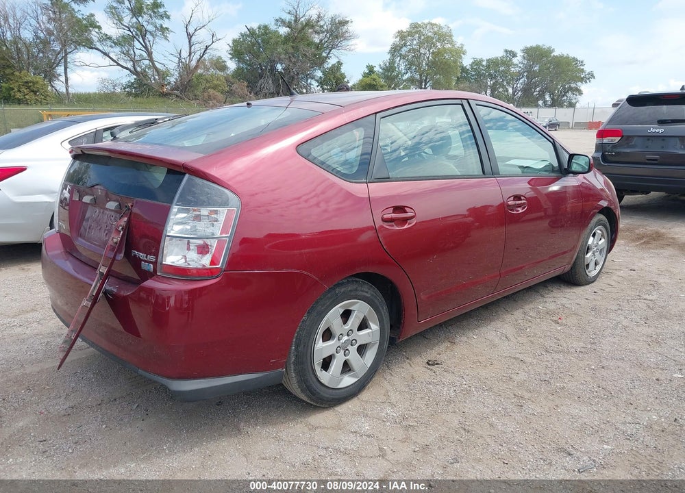 2004 TOYOTA PRIUS VIN: JTDKB20U540055485