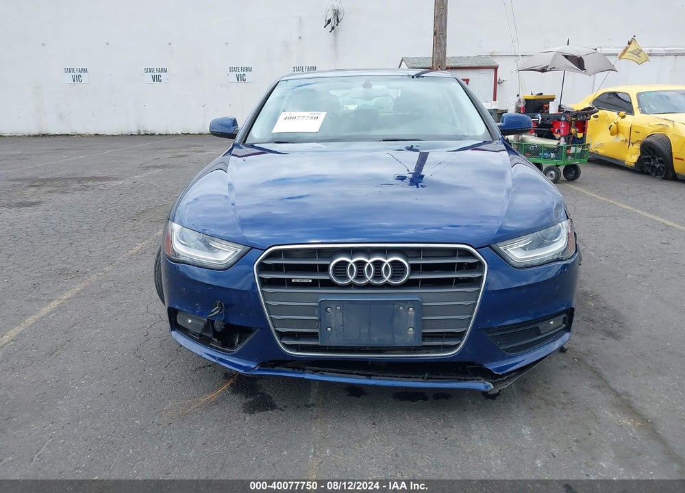 2013 AUDI A4 2.0T PREMIUM VIN: WAUHFAFL7DA182186
