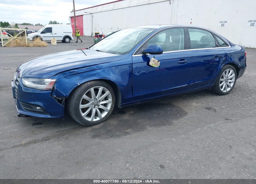 2013 AUDI A4 2.0T PREMIUM VIN: WAUHFAFL7DA182186