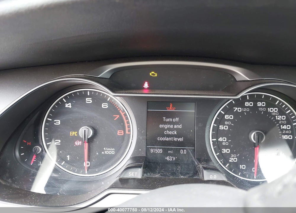 2013 AUDI A4 2.0T PREMIUM VIN: WAUHFAFL7DA182186