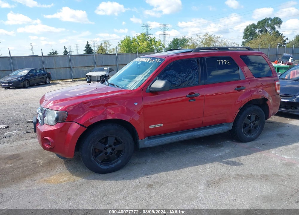 2008 FORD ESCAPE XLT VIN: 1FMCU93178KC15042