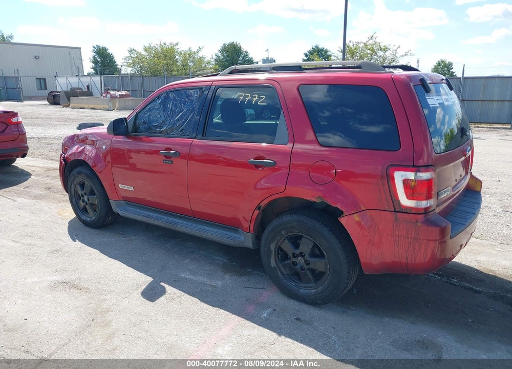 2008 FORD ESCAPE XLT VIN: 1FMCU93178KC15042