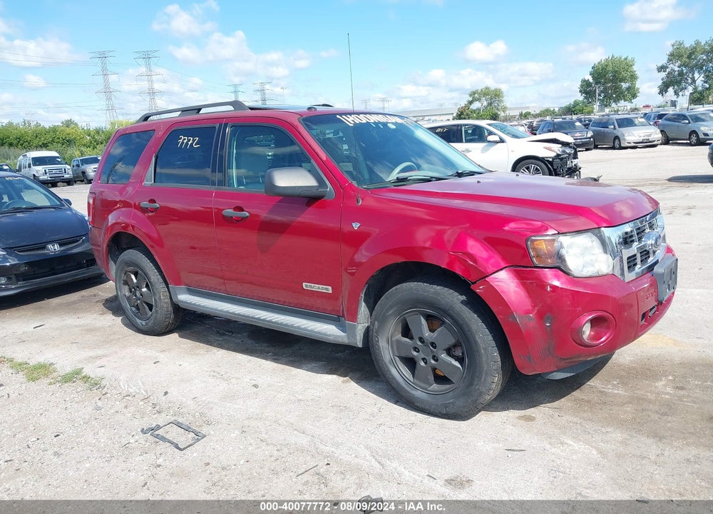 2008 FORD ESCAPE XLT VIN: 1FMCU93178KC15042
