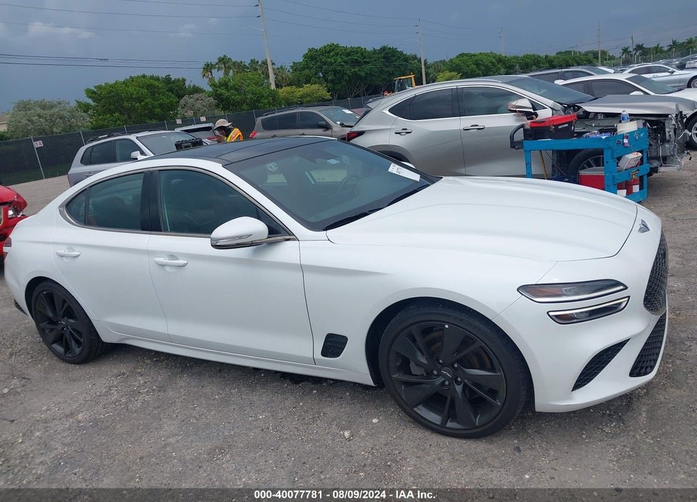 2022 GENESIS G70 3.3T AWD VIN: KMTG54TE4NU102806