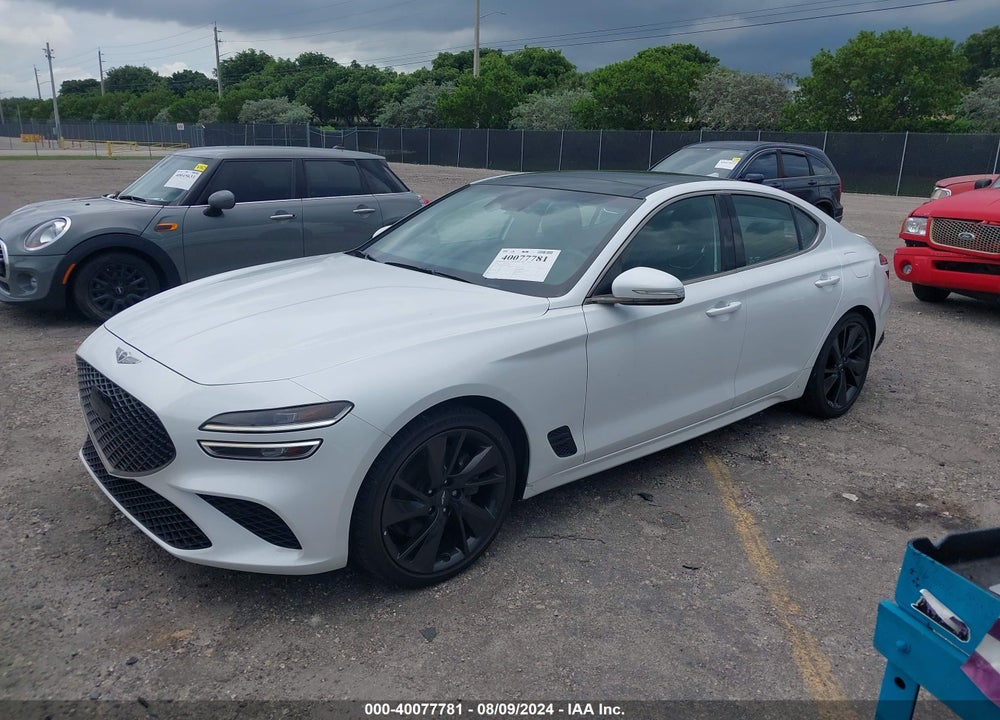 2022 GENESIS G70 3.3T AWD VIN: KMTG54TE4NU102806
