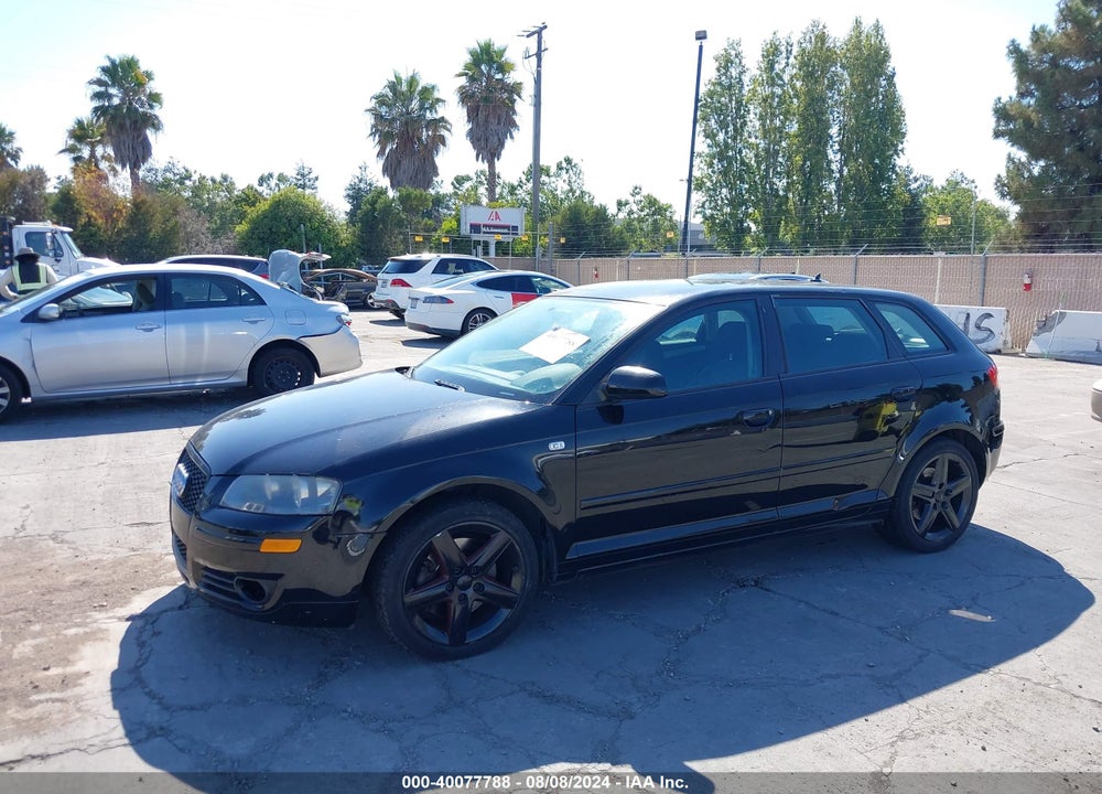 2007 AUDI A3 2.0T VIN: WAUHF78P17A027656