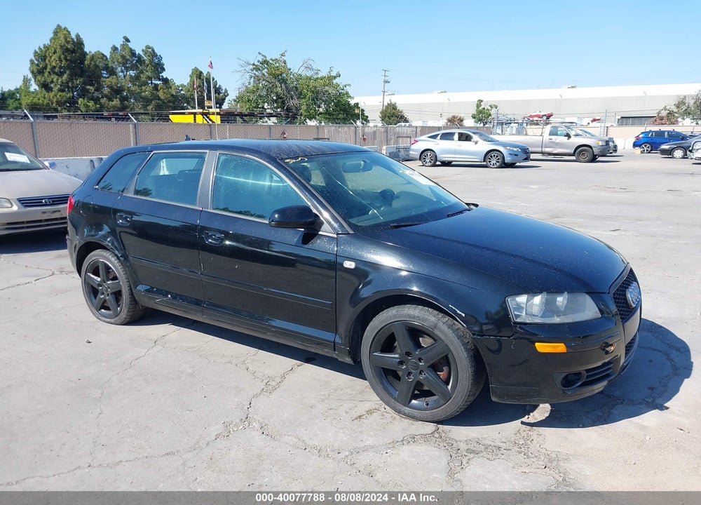 2007 AUDI A3 2.0T VIN: WAUHF78P17A027656