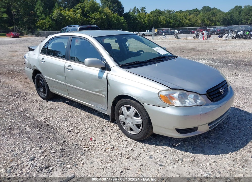 2003 TOYOTA COROLLA LE VIN: JTDBR32E230038679
