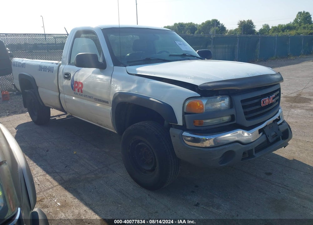 2004 GMC SIERRA 2500 WORK TRUCK VIN: 1GTGC24U74Z194008
