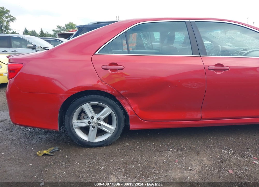 2012 TOYOTA CAMRY SE VIN: 4T1BF1FK8CU572934