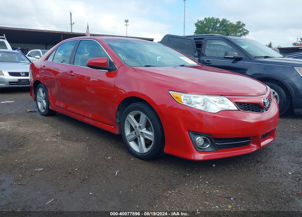 2012 TOYOTA CAMRY SE VIN: 4T1BF1FK8CU572934